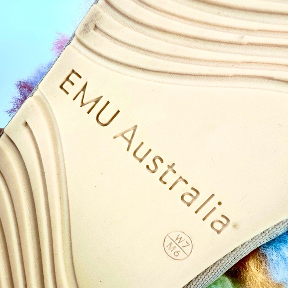 EMU Australia by Anthropologie Mayberry Rainbow Sheepskin Slipper in Multicolor - Picture 8 of 16